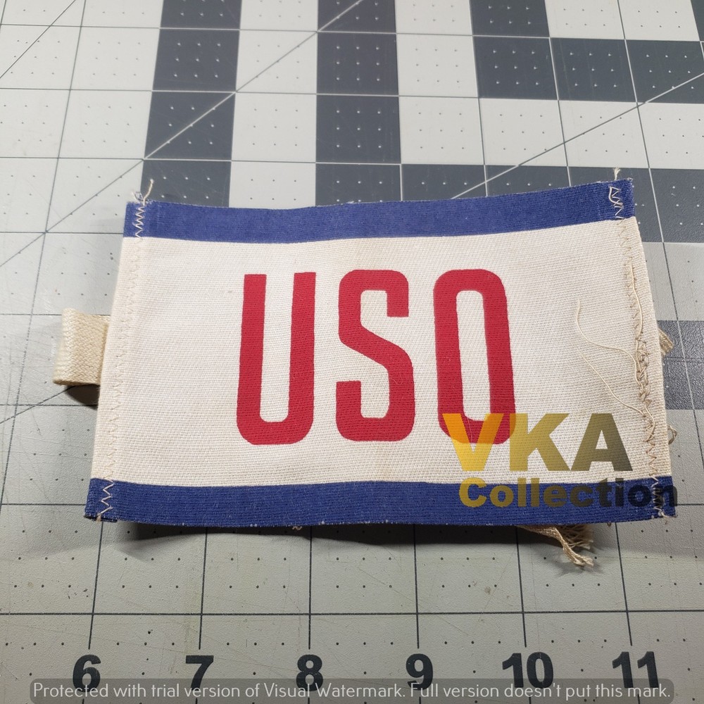 WWII USO Homefront Cloth Armband