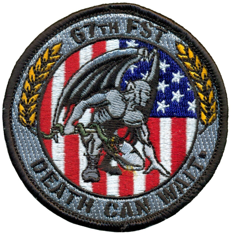 US ARMY 67th FORWARD SURGICAL TEAM TEAM DEATH PATCH