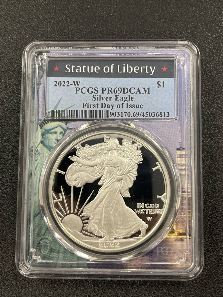 2022 W Silver Eagle PCGS PR69DCAM [B-9]