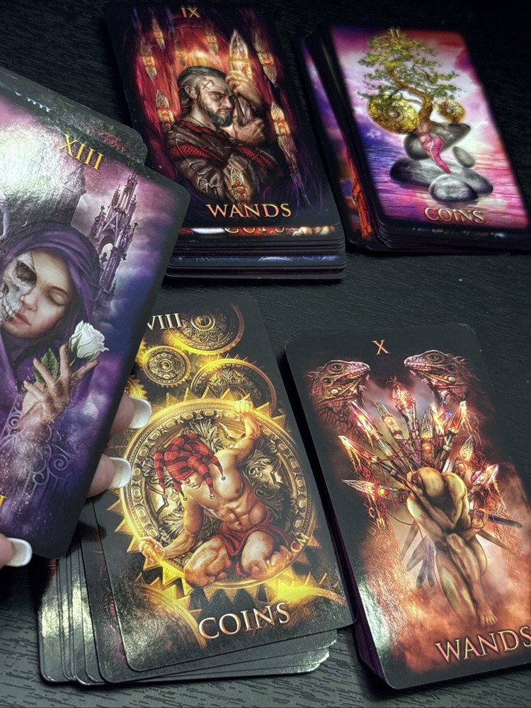 Original Marchetti Tarot 78-Card Deck Self-Published Version Lee Burston Rare