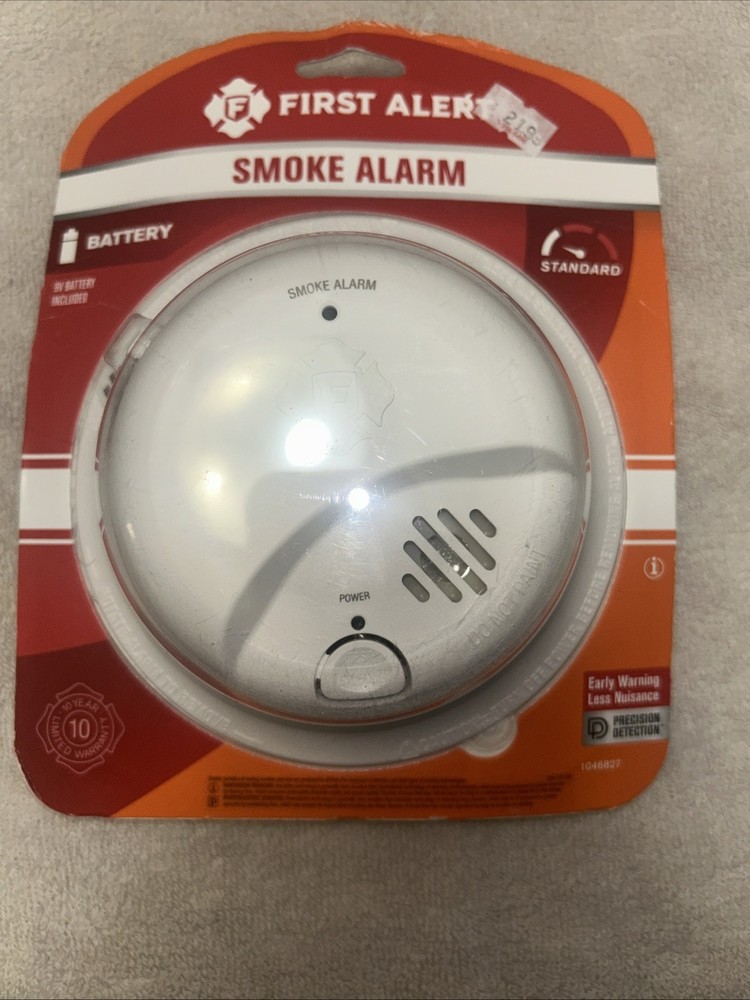 First Alert Battery-Powered Ionization Smoke Detector