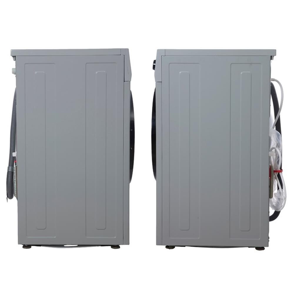 Pemberly Row 1.6 cu.ft./15 lbs Silver Front Load Washer 15 Programs & Pet Cycle