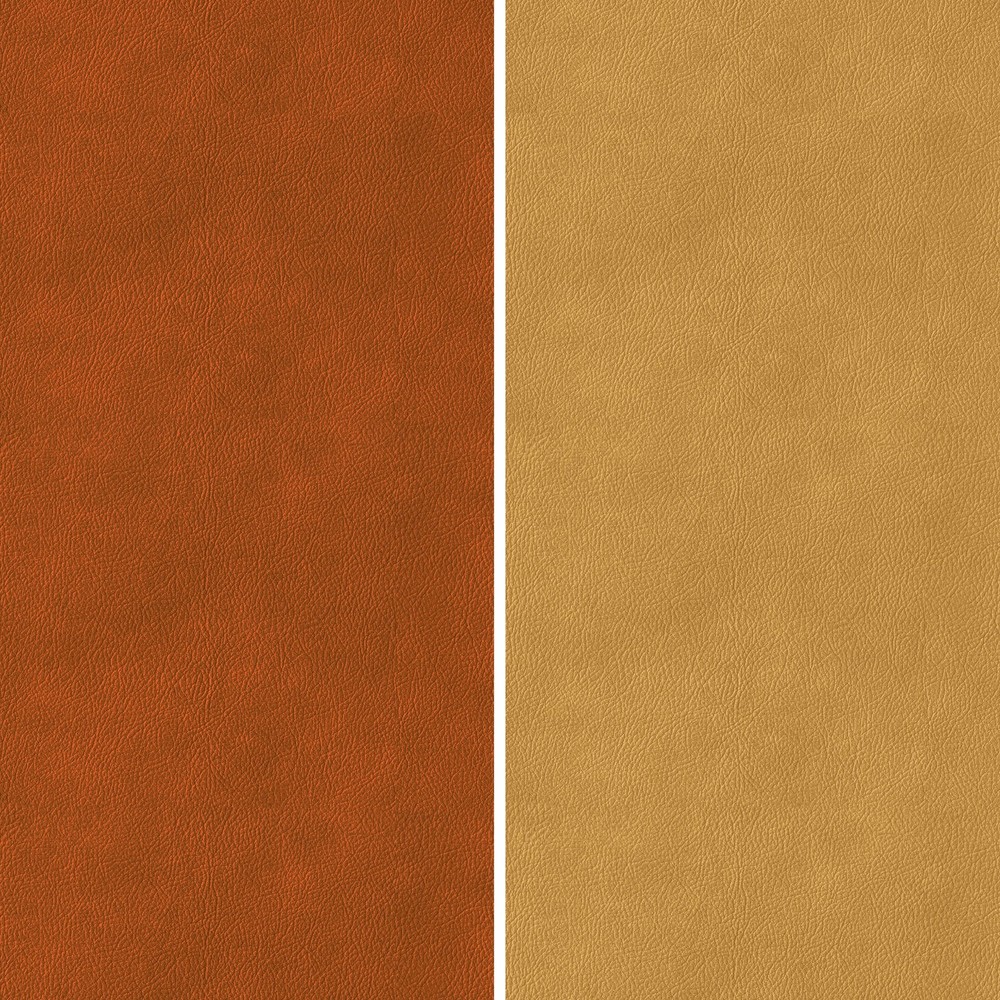 6 ft. Tall Double Sided Leather Pattern Print Canvas Room Divider