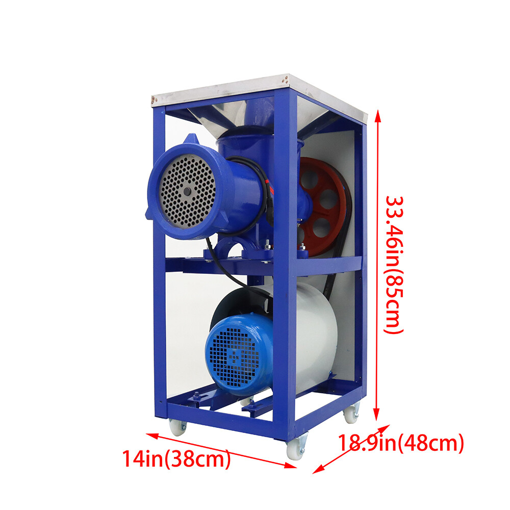 Electric Fish Chicken Bone Crusher Feed Processer Meat Crushing Grinder 220V