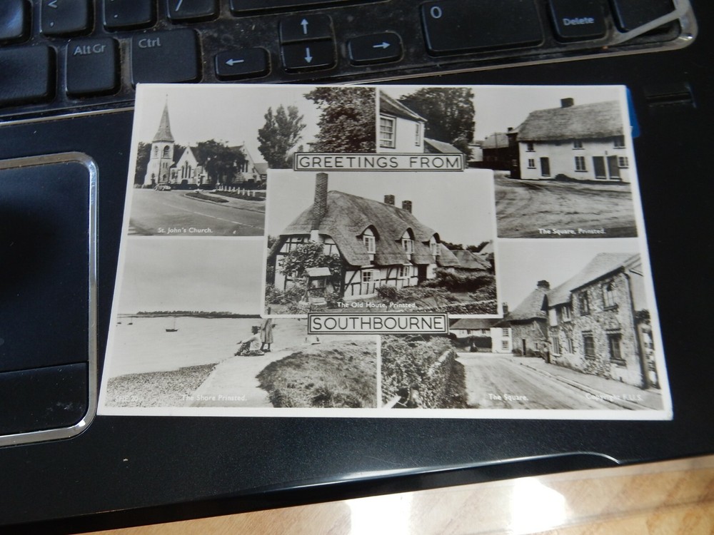 damaged postcard    SOUTHBOURNE