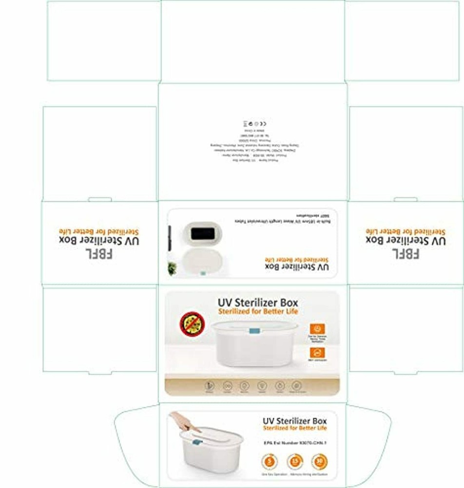 UV Sterilizer Box【2020 Upgraded】- 5/15/30 Minutes Timer/USB Input/Large Siz