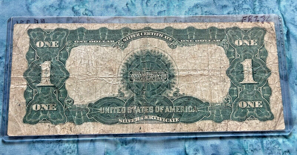 1899 ONE DOLLAR "BLACK EAGLE" SILVER CERTIFICATE NOTE $1 BILL