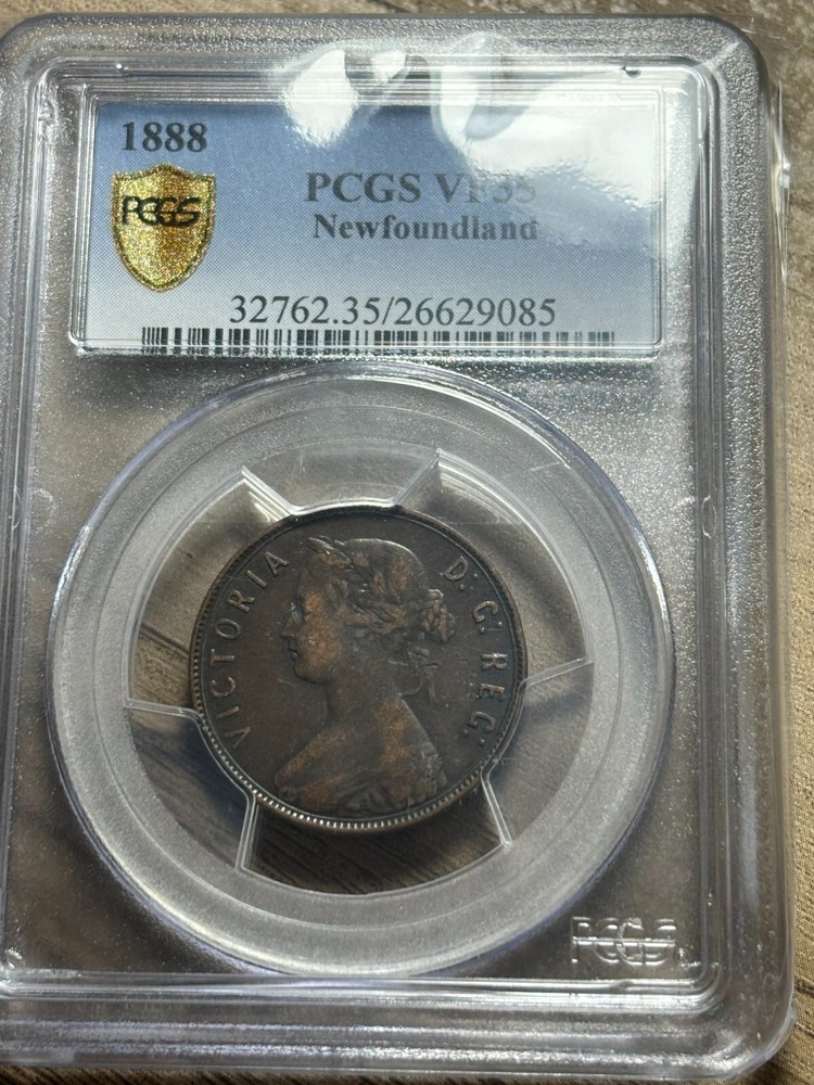 Newfoundland Large Cent 1888 PCGS Graded VF35