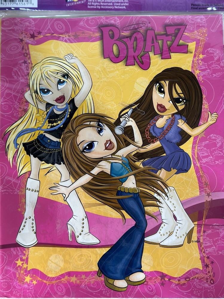 Bratz 11pc Value Pack Notebook Pencil Ruler Eraser Sharpener for Kids School