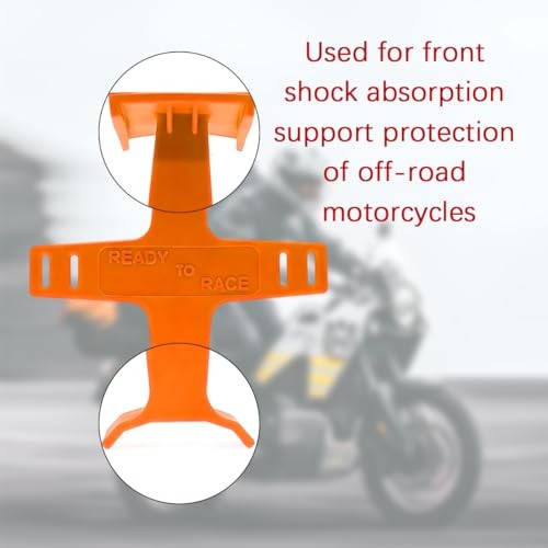 Motorcycle Suspension Fork Support Guard Transportation Protector, Orange