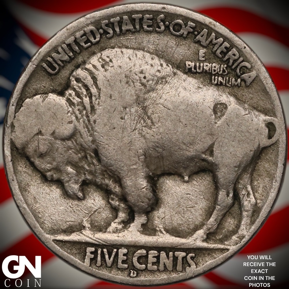1918 D Buffalo Nickel A0591
