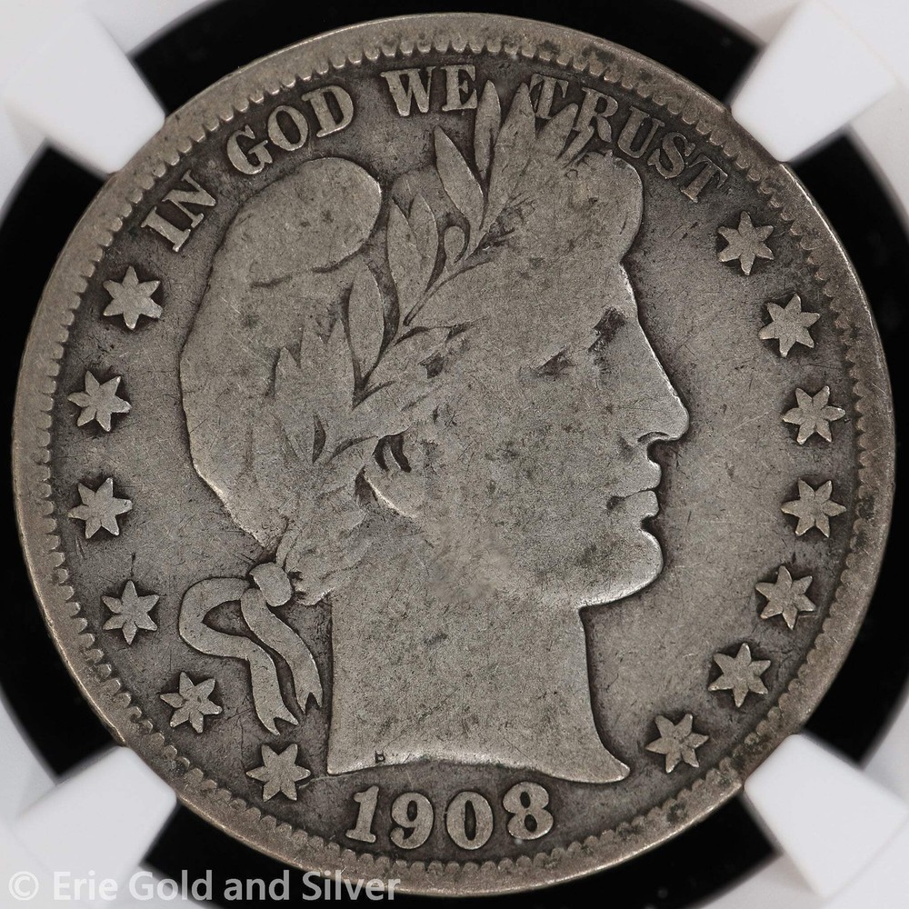 1908-S 50C Barber Half Dollar NGC VG 8