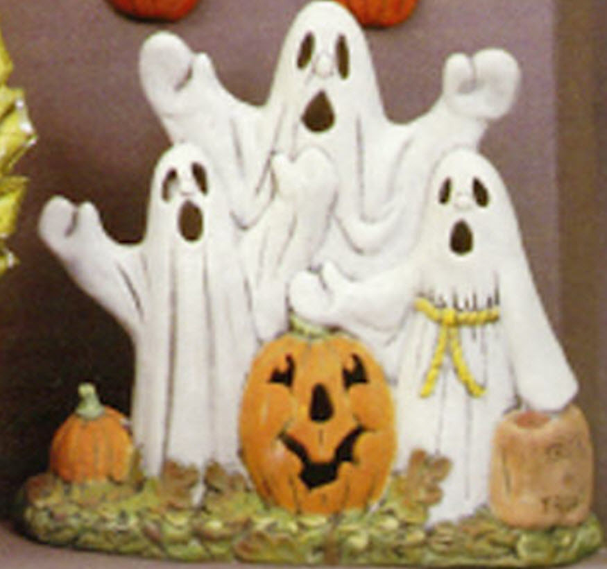 Ceramic Bisque ~~Ready to Paint~~ Three Ghost electric incl.