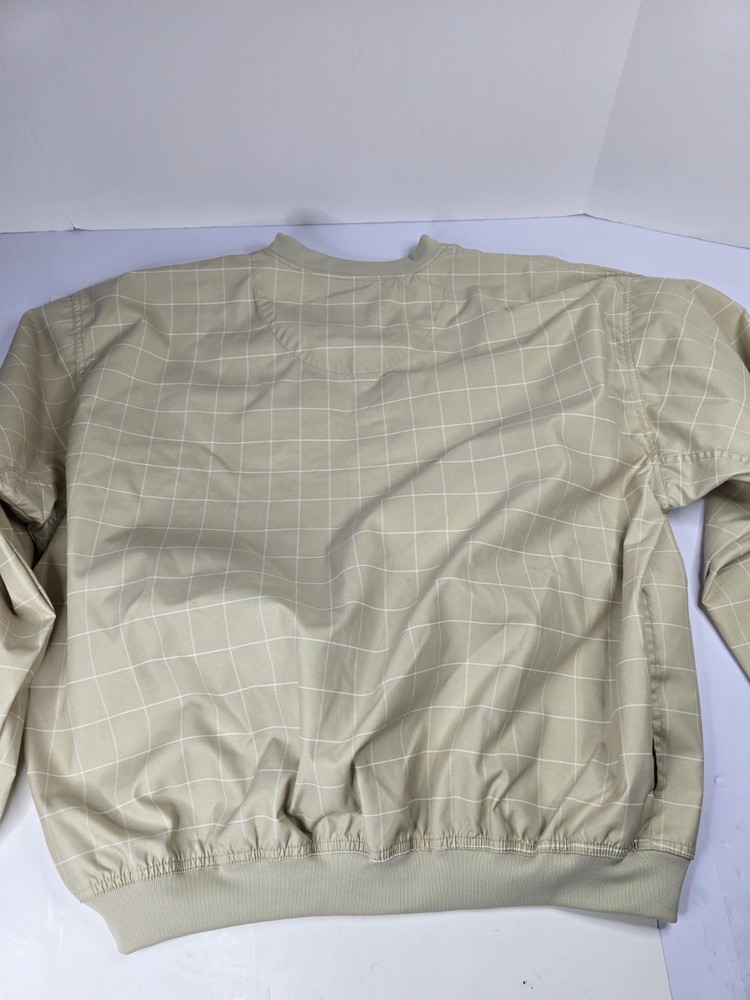 Links Edition Jacket Mens Large Performance Windbreaker Water Resistant Pullover