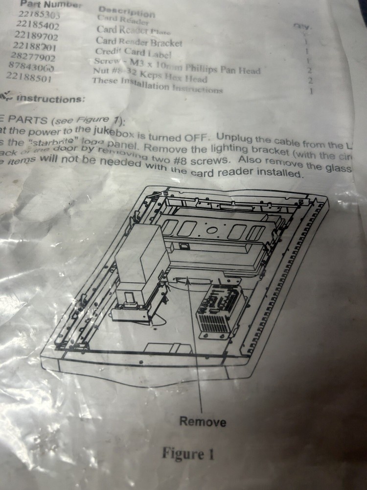 Starbrite Credit Card Reader Kit # 26677503