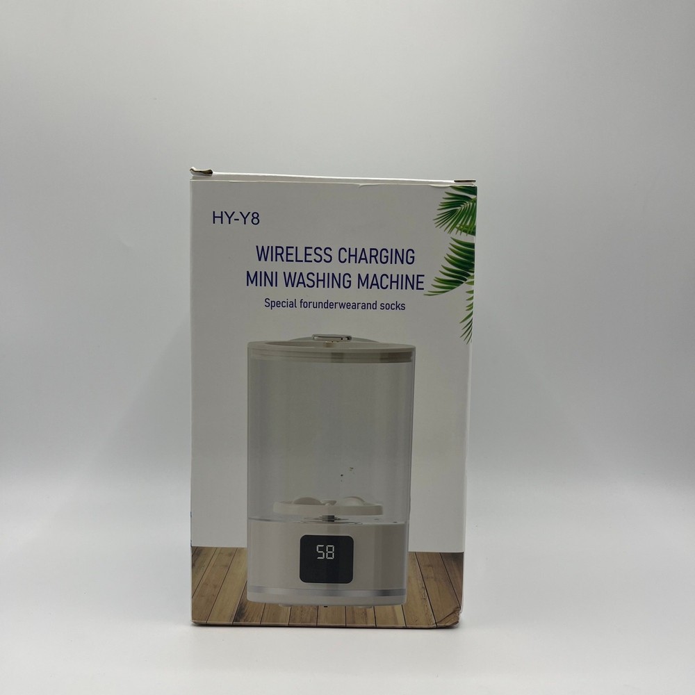 Portable Mini Washing Machine Wireless Charging Fully Automatic Underwear Socks