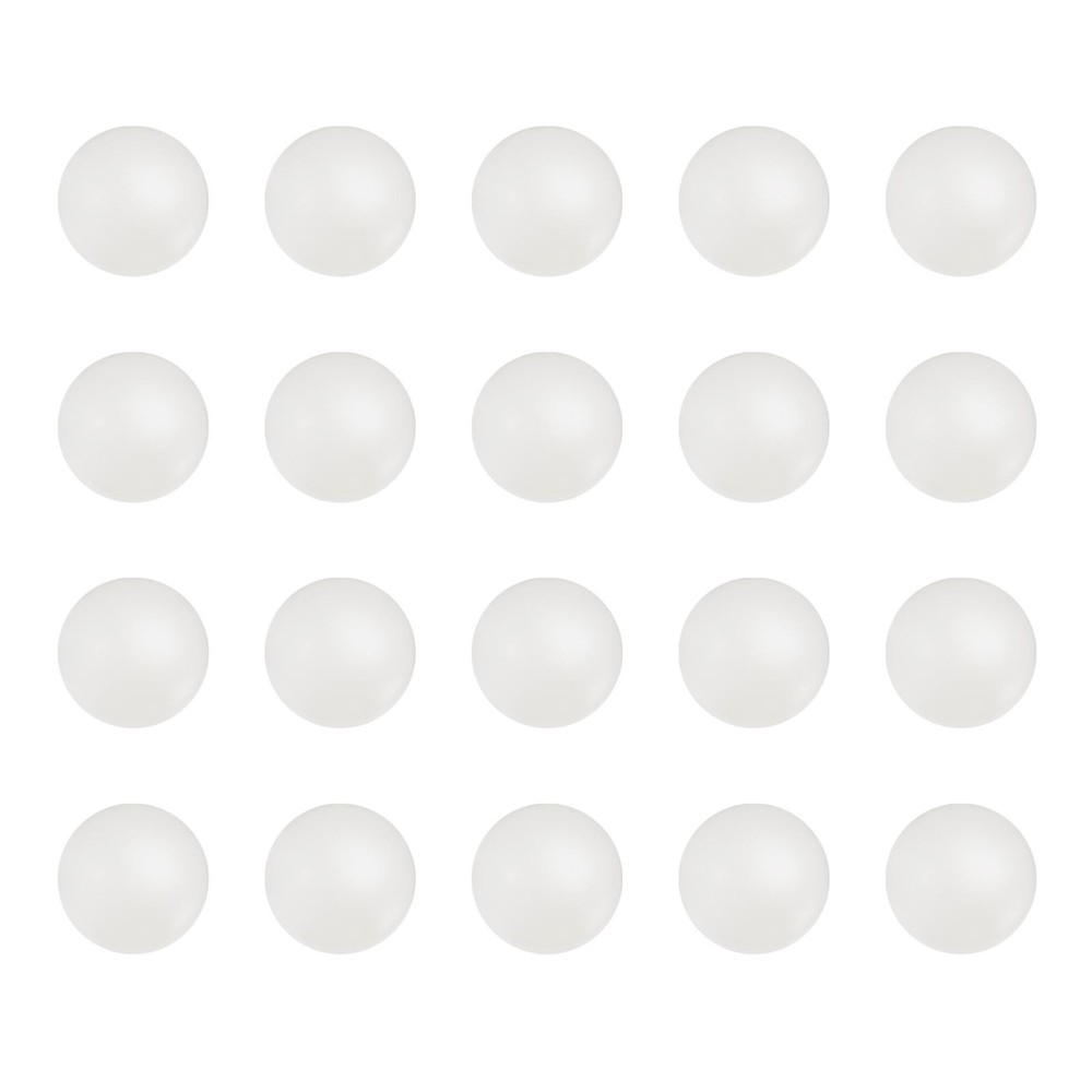 25pcs 6mm Nylon Solid Plastic Bearing Balls G1 Precision