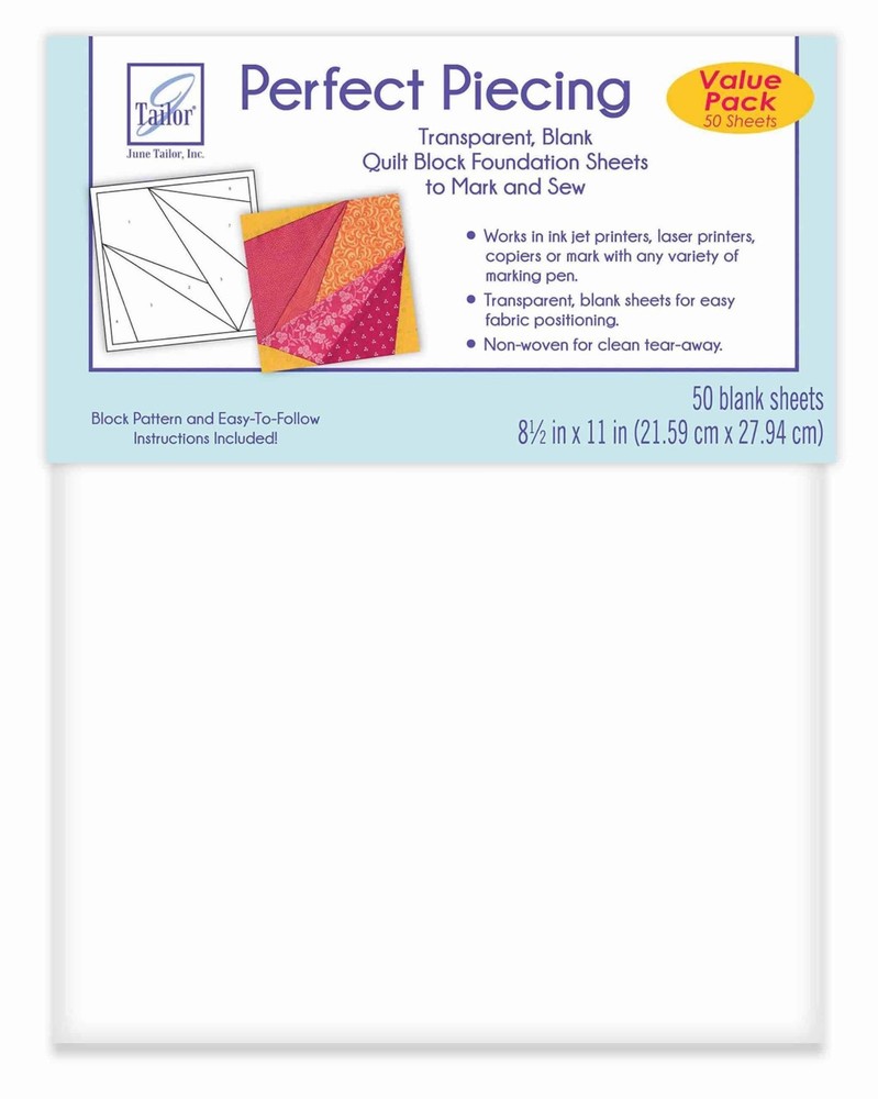 June Tailor Perfect Piecing - 50-sheet Value Pack