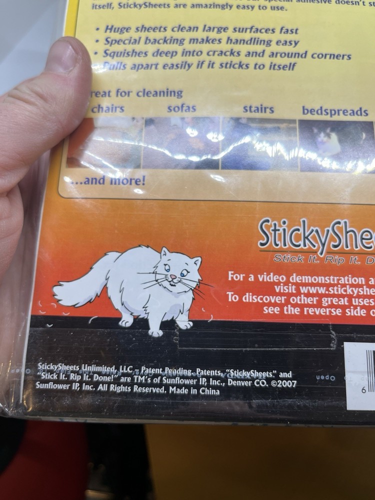 Sticky Sheets - Pet Hair Removal System - 6 Sheets