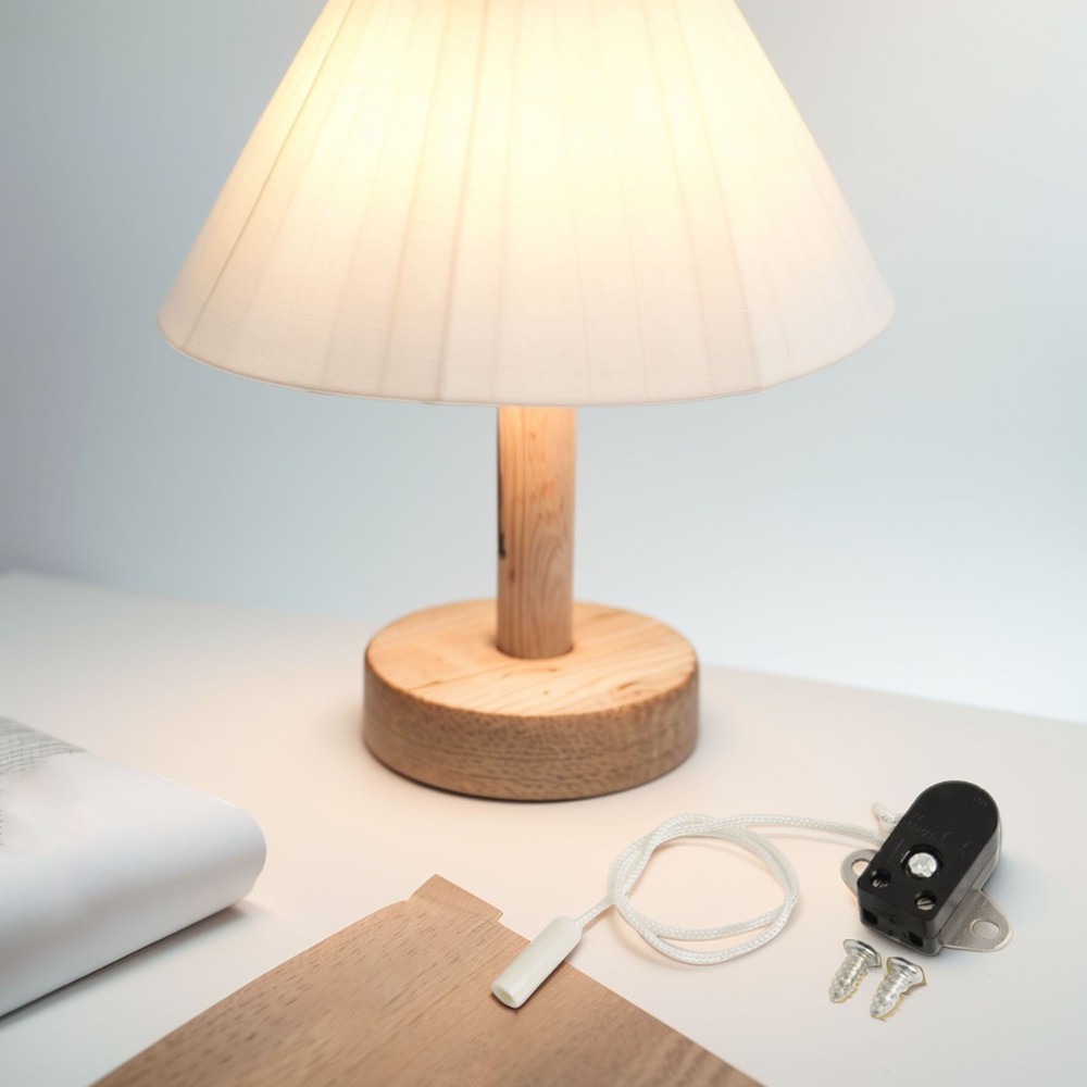 Innovative cord rotating pull cord wall light switch for improved functionality