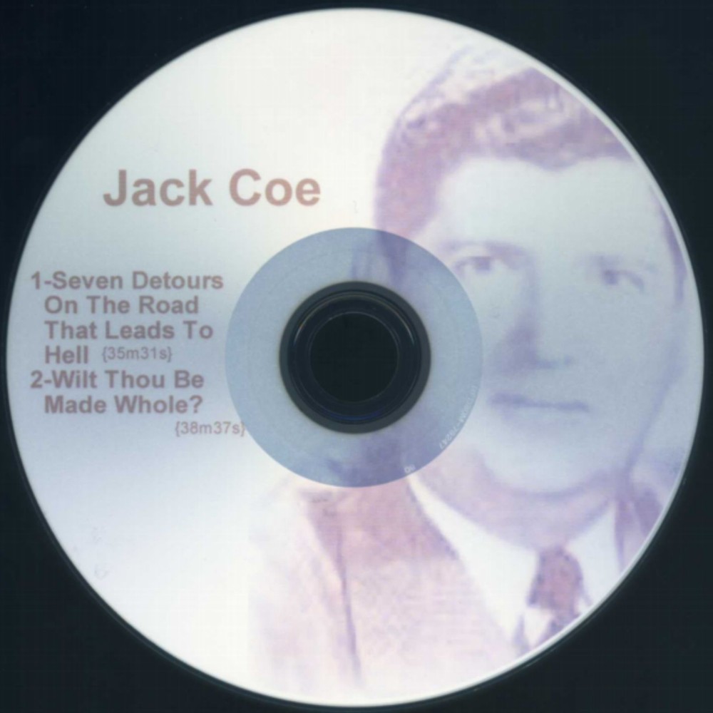 Jack Coe - Audio Collection - 15 Audios - on 8 Cd's