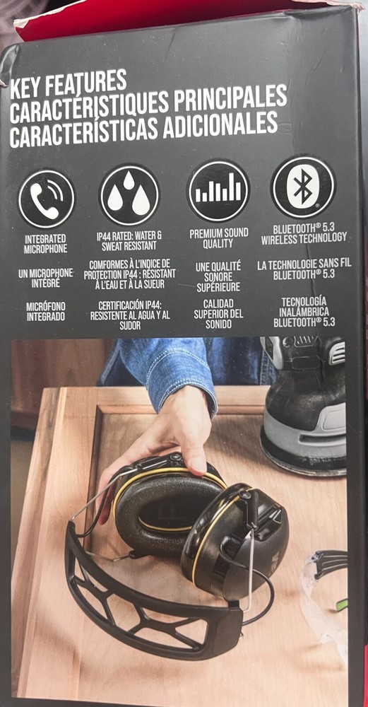 3M WorkTunes Connect Wireless Hearing Protector 90570-DC 5013/OB