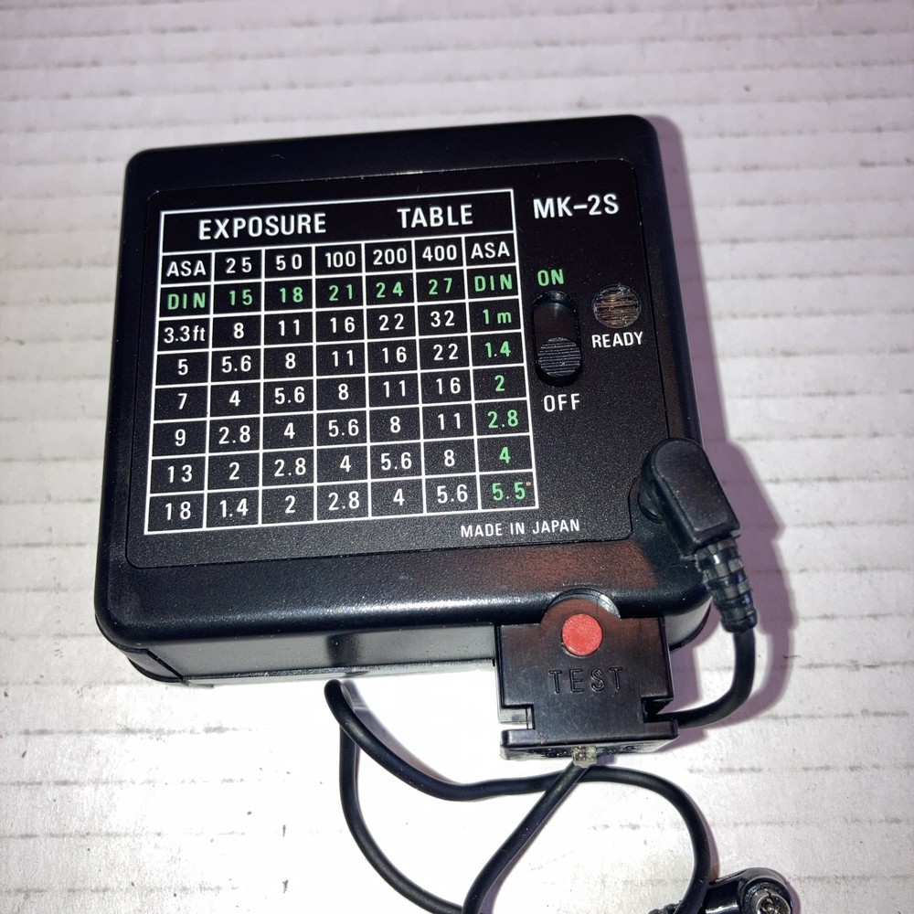 CAMERA PART PIECE SOLIGOR ELECTRONIC FLASH AUTO MK-2S WITH PAPERWORK & BOX