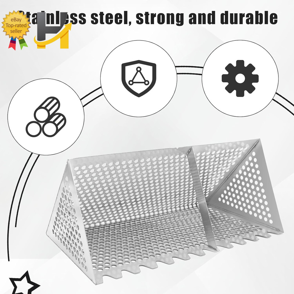 Durable Sand Flea Rake with Sharp Teeth and Wide Basket for Easy Beach Use