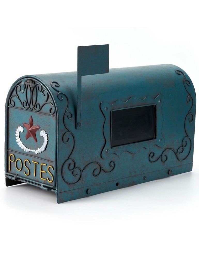 Heavy Duty Galvanized Steel Mailbox Post, Mailboxes for Outside,Curbside Mail...