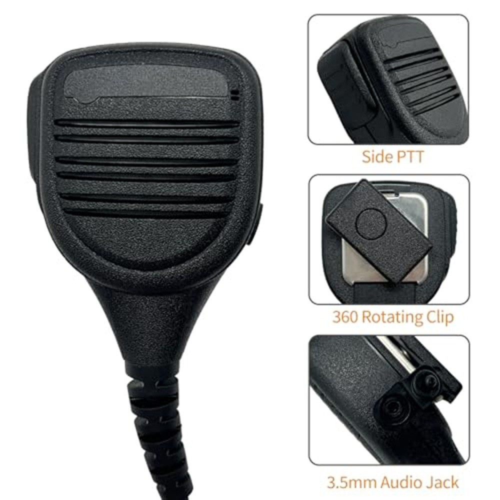 Replacement Accessory For Outdoor Work Speaker Mic Smooth PTT Operation