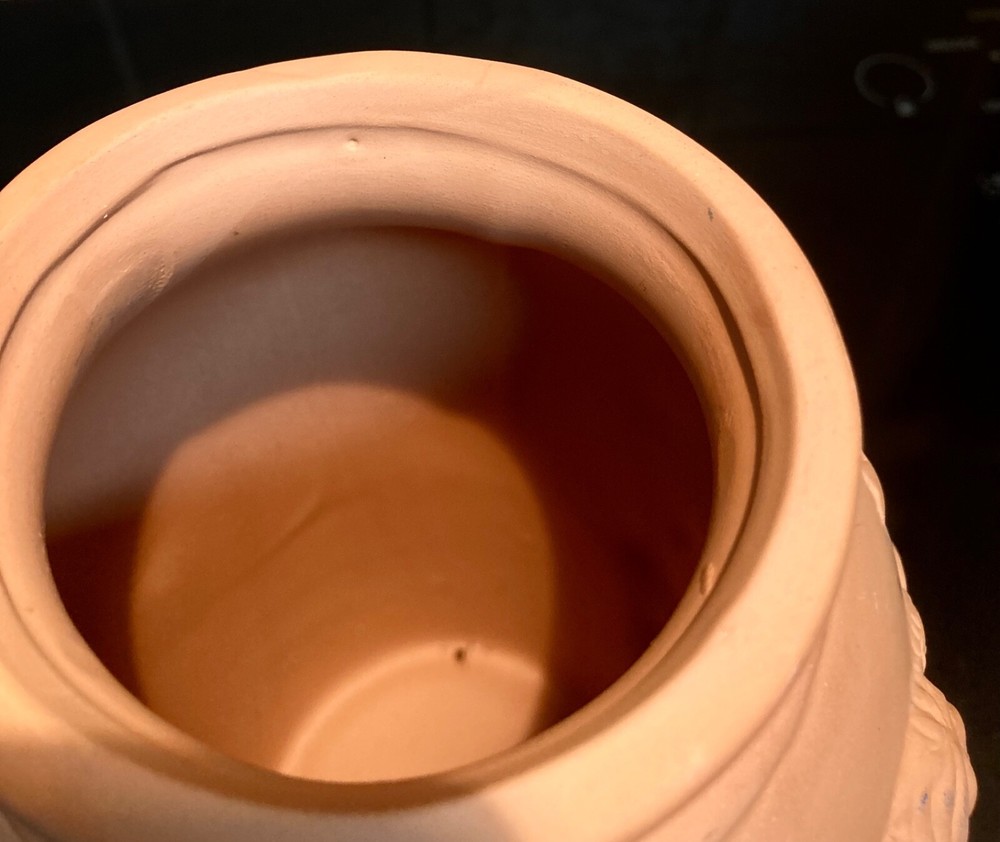 6” Clay Angel Vase