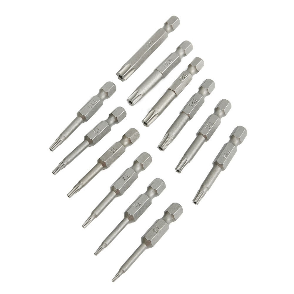 Efficient Tool Kit with Magnetic For Torx Bits Features All Essential Sizes