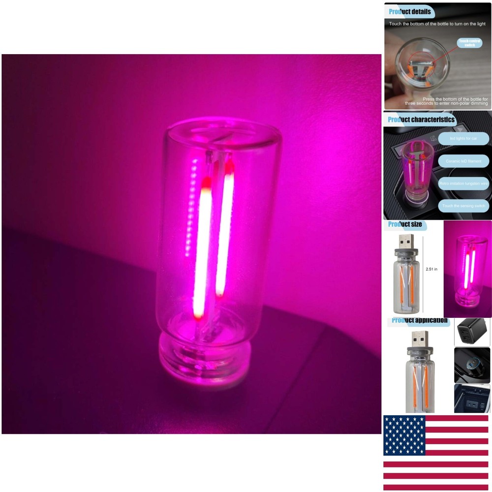 Versatile Mini USB LED Lamp - Eco-Friendly Ambient Light for All Spaces