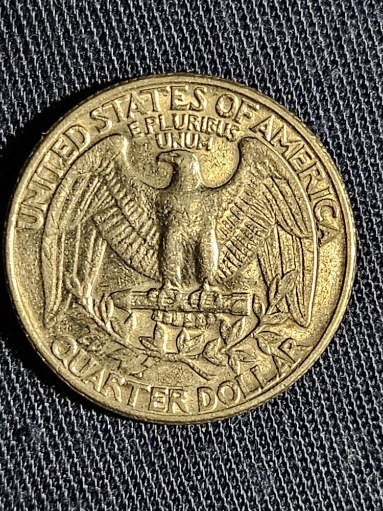 1982 D Quarter Errors Filled In Mint Mark, Letters On Rim, " In Cod We Trust" DD