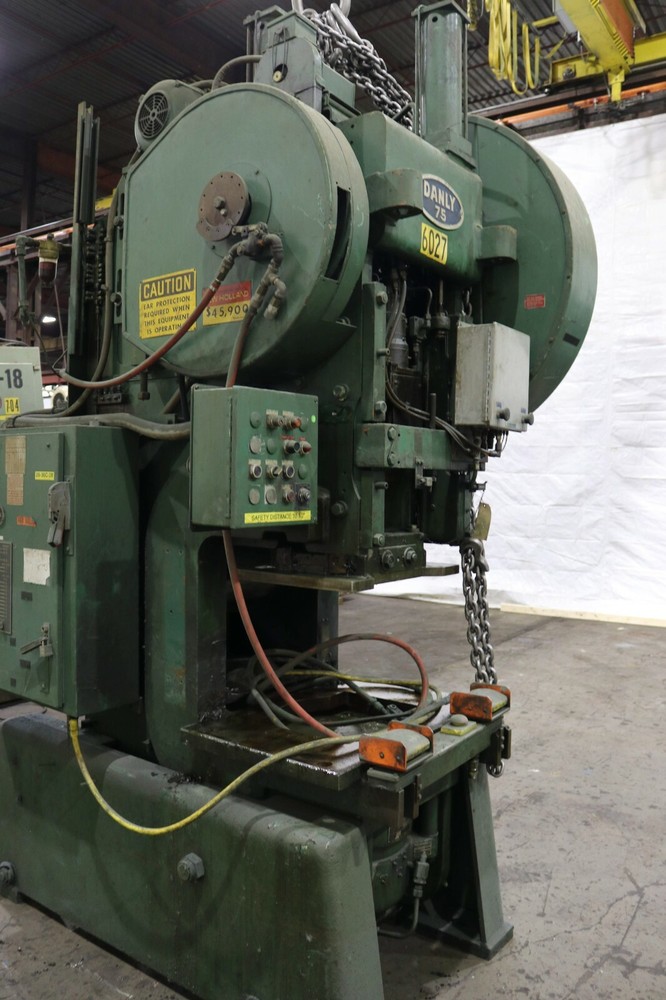 75 TON DANLY BACK GEARED OBI PRESS: YODER #50690