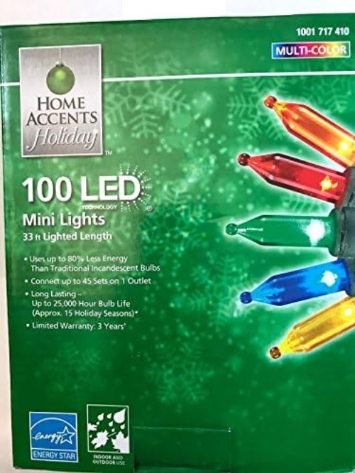 100-Light LED Multi-Color Mini Light Set