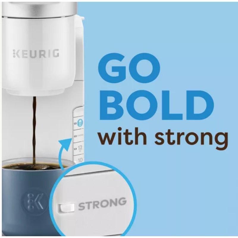K-Iced® Single Serve Coffee Maker Brews Hot & Iced White
