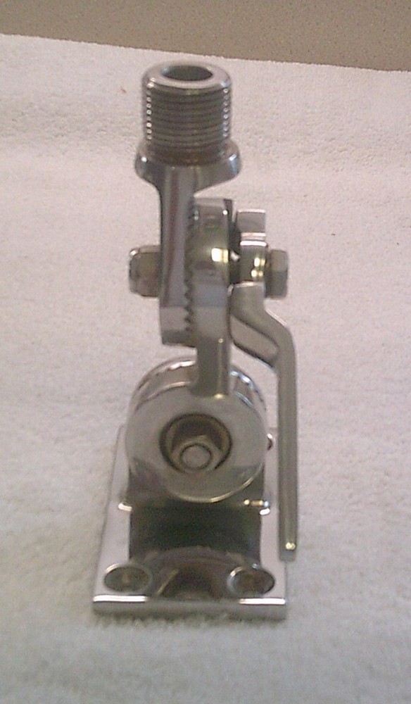 D. Lilly Stainless Steel Antenna Ratchet Mount Threaded Quick-Action Handle