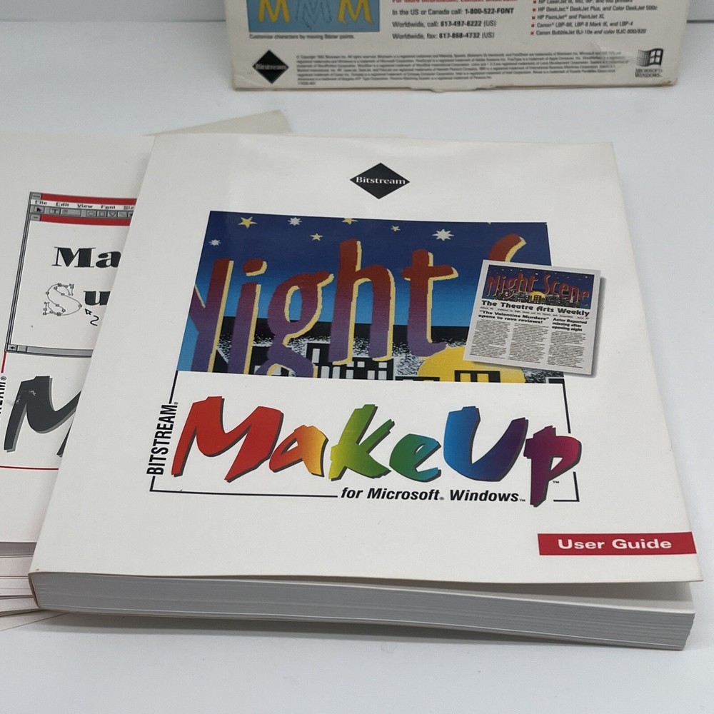 Bitstream Make Up For Microsoft Windows Special Effects For Type Made Easy 1992