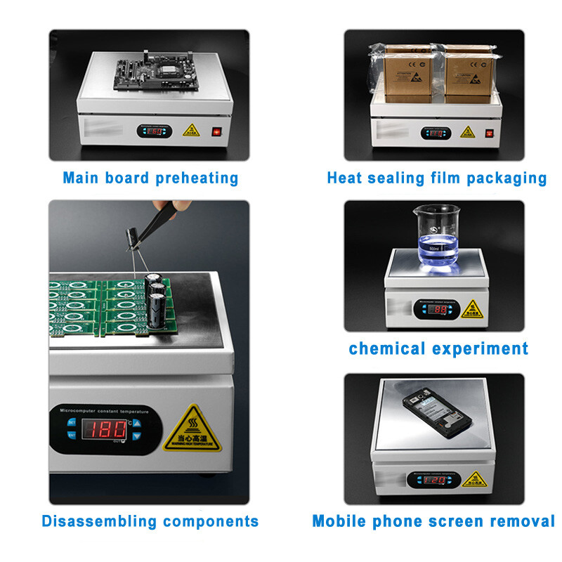 20*20CM Hot Plate Electronic Preheating Station for BGA Heating Work Tool Set