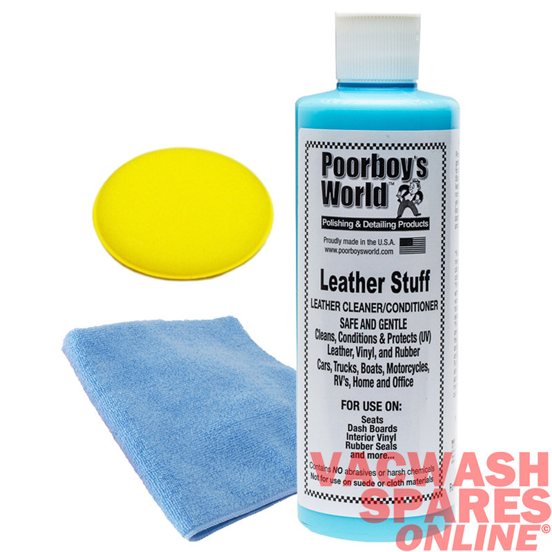 POORBOYS LEATHER STUFF 473ML - LEATHER CONDITIONER & PROTECTOR - ORIGINAL FINISH