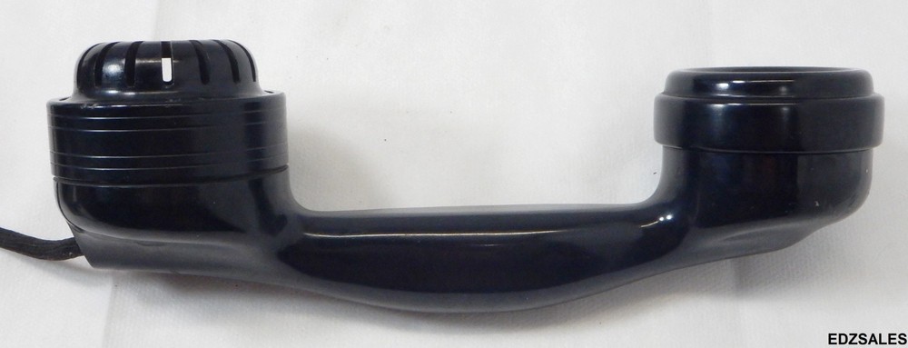 Vintage Black Handset Internal Telephone Components