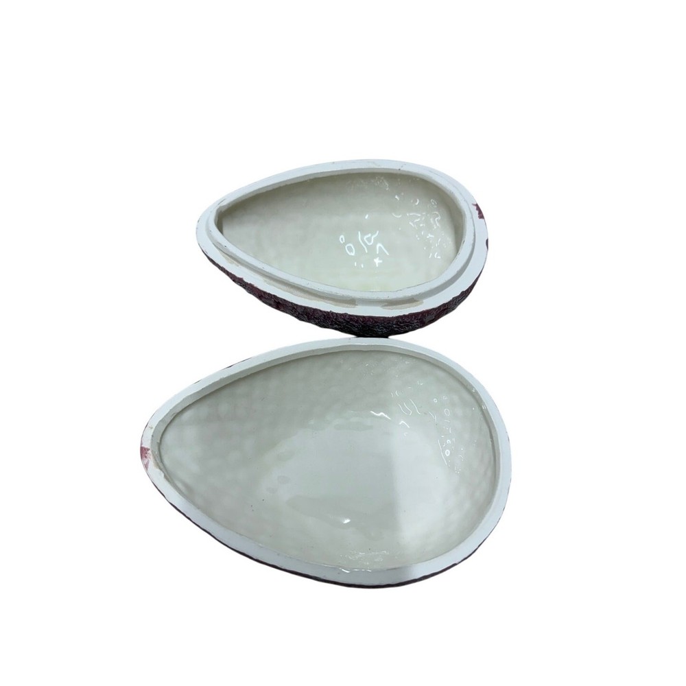 Handmade Egg Trinket Box Pink Ceramic