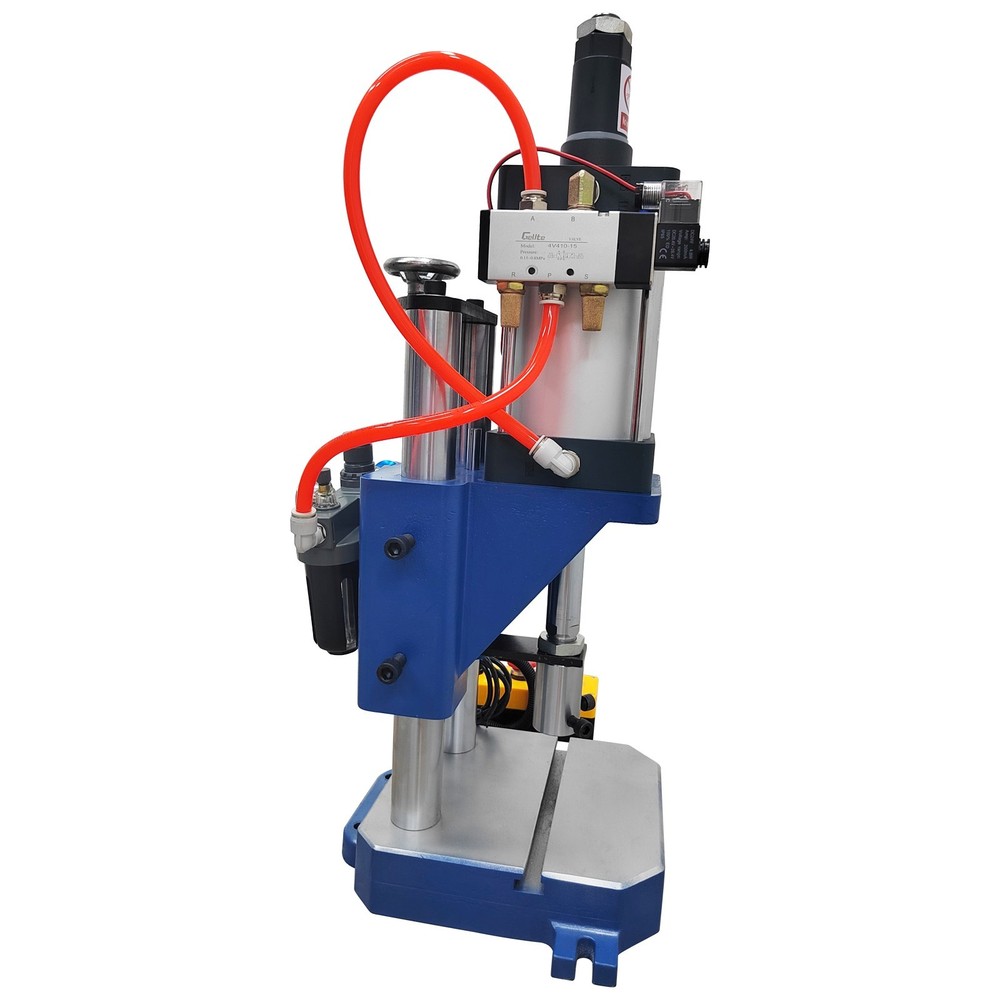 110V 1763lbs Double Column Pneumatic Punch Press Machine Controller 3.94-1.96in