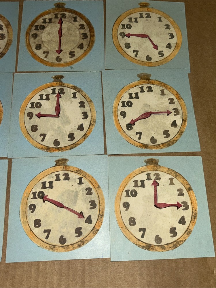 Anjar Sample ‘Watch It!’ Prototype Kid’s Time Learning Game With Instructions