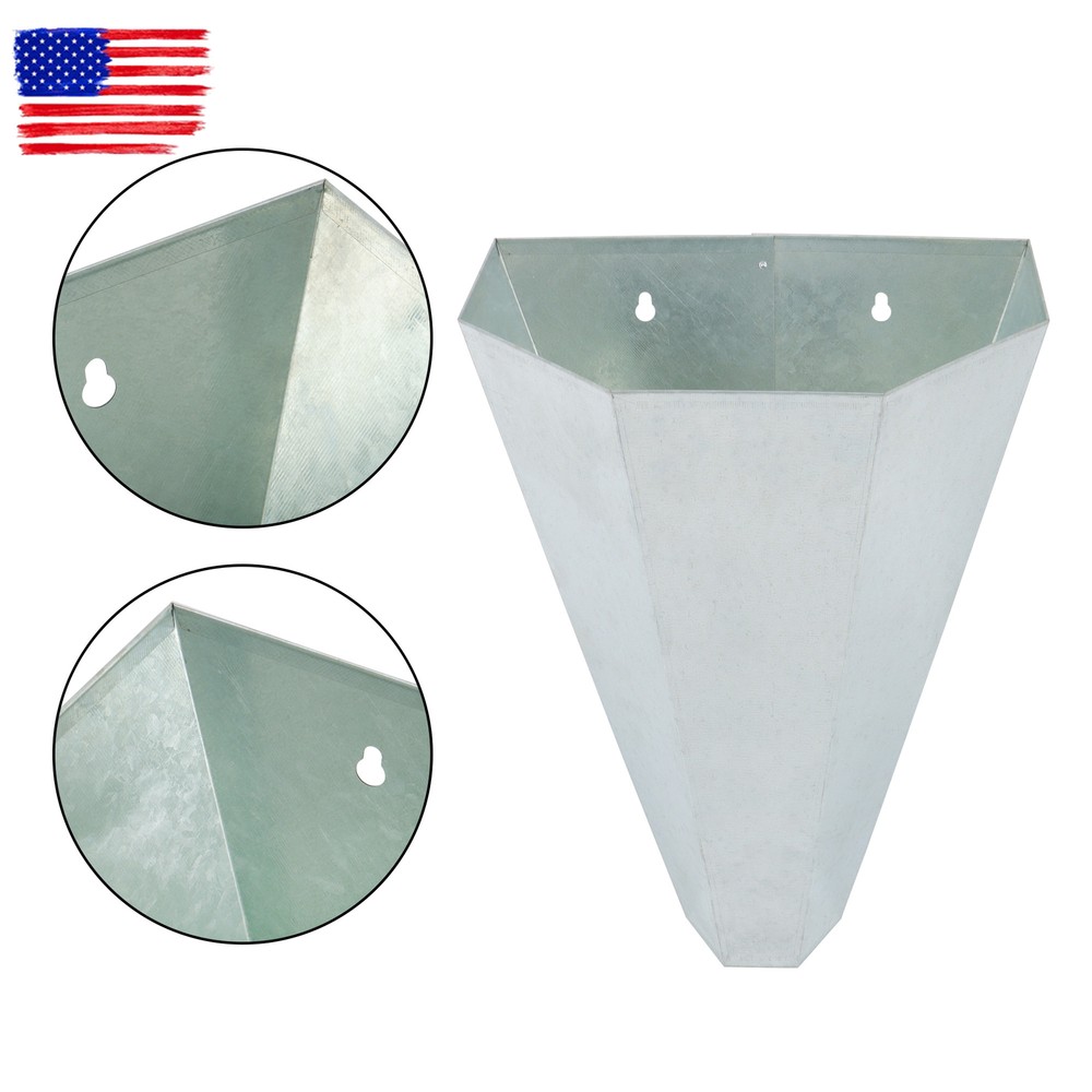 4×Metal Medium Chicken Cone Poultry Restraining and Processing Tool for Poultry