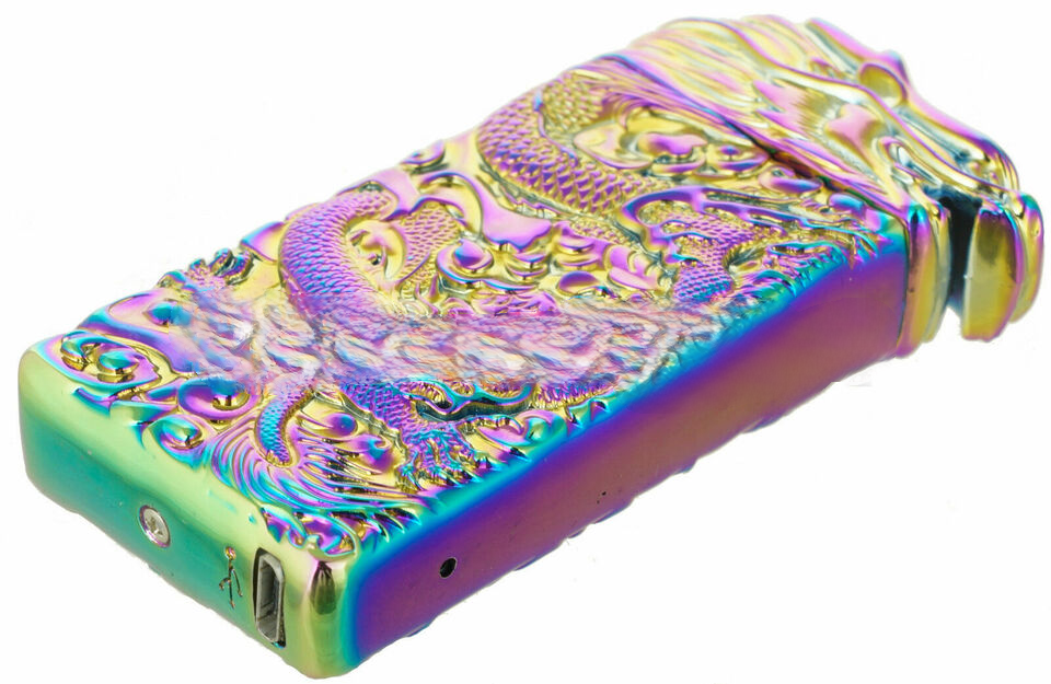 Dragon Shake Electronic Pulse Dual Arc Plasma Lighter with USB Rechargeable RB