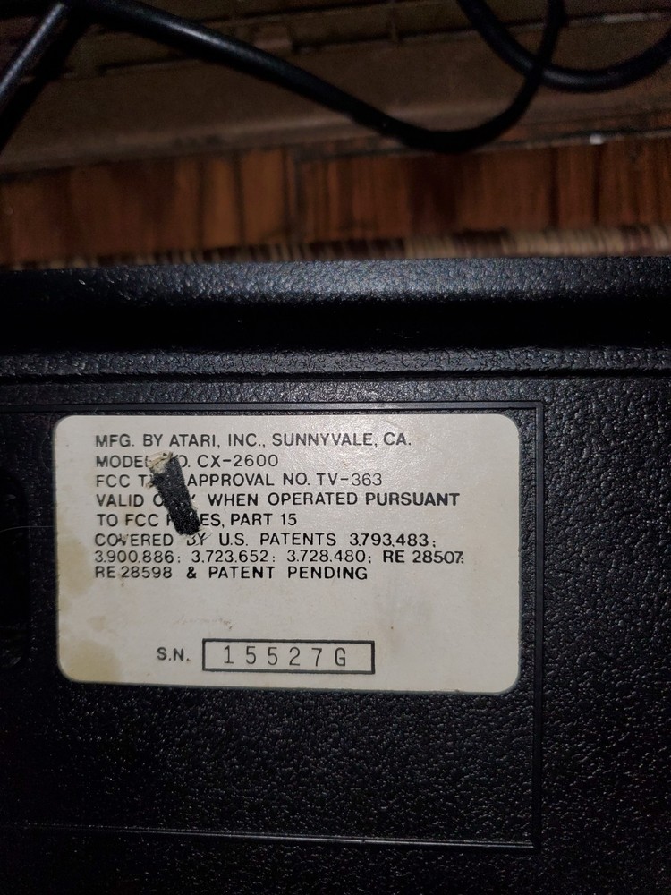 Atari 2600 Sunnyvale Heavy Sixer