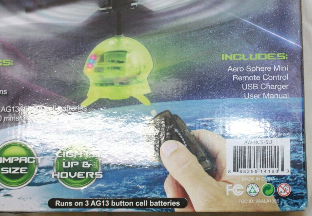 Mini Aero Sphere 1 Channel Remote Control Helicopter NEW IN PACKAGE