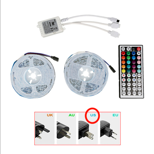 32ft LED Strip Lights Remote Control Bedroom for Indoor Use